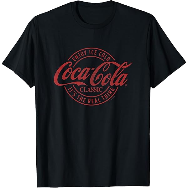 Coca-Cola Electric Youth Tシャツ Amazon.com: Coca-Cola Est. 1886 Triangle Historic Logo T